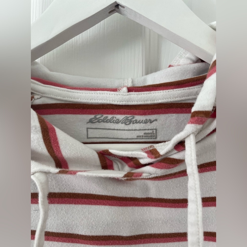 Eddie Bauer Stripped hooded youth sweatshirt